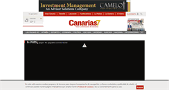 Desktop Screenshot of canarias7.es